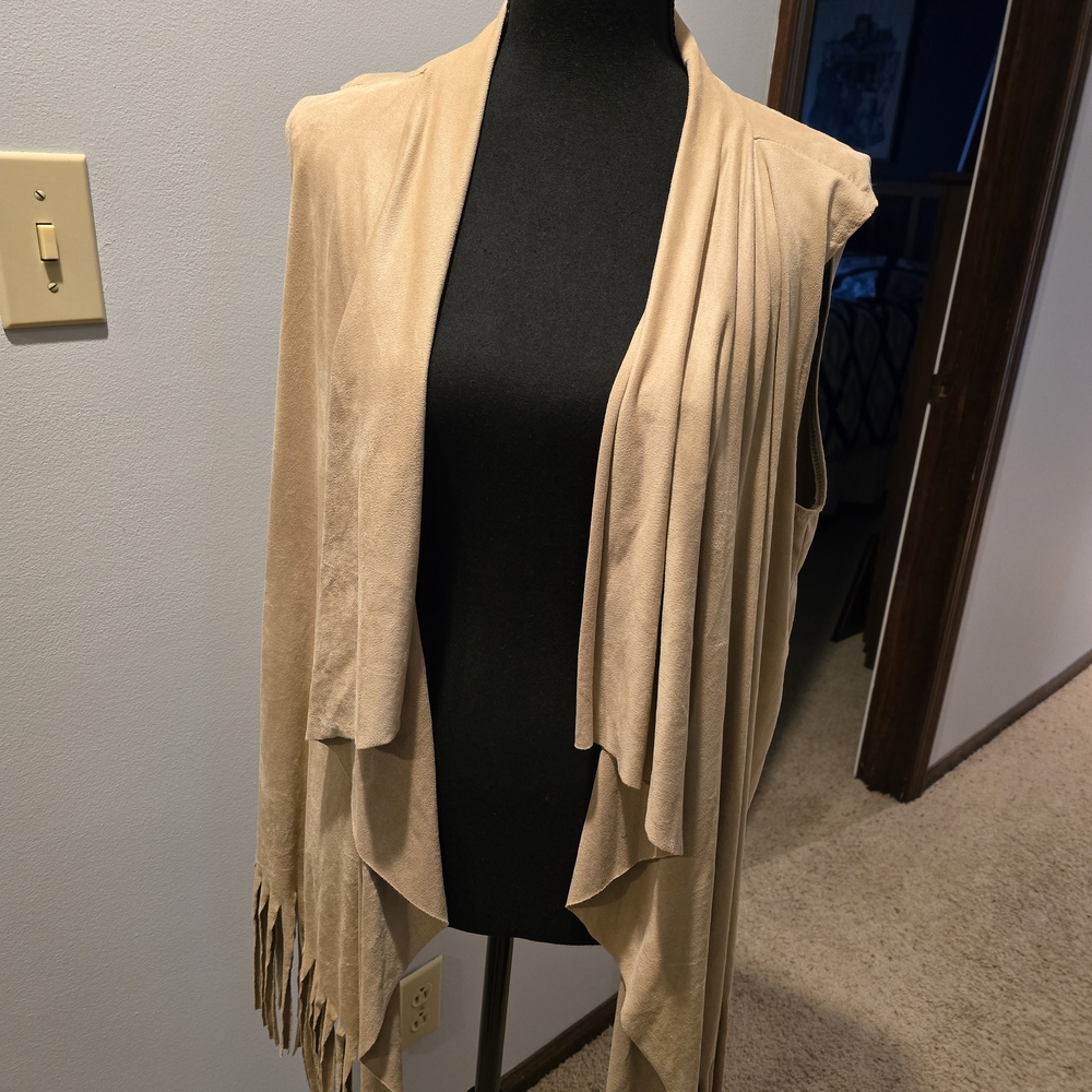 Brat Star -Beige Open Vest